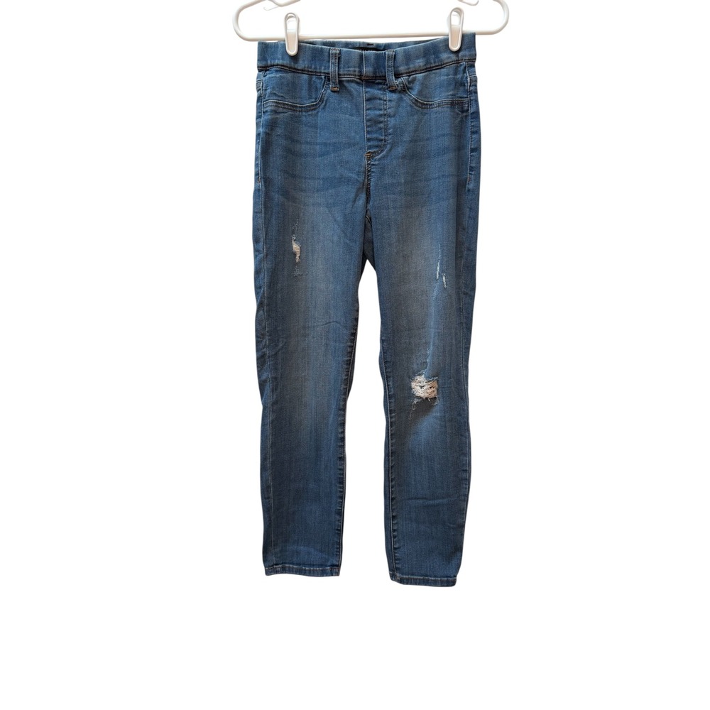 Judy Blue Distressed Denim Jeans Women's Size S Blue Wash Skinny Leg‎